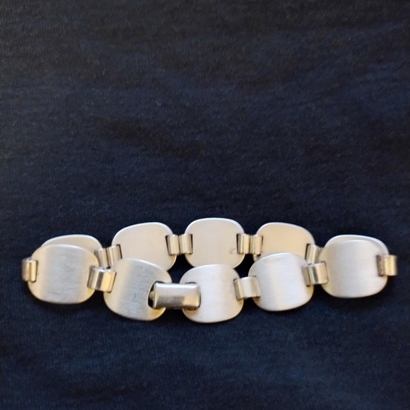 Vintage Sterling Silver Bracelet - Picture 2 of 6